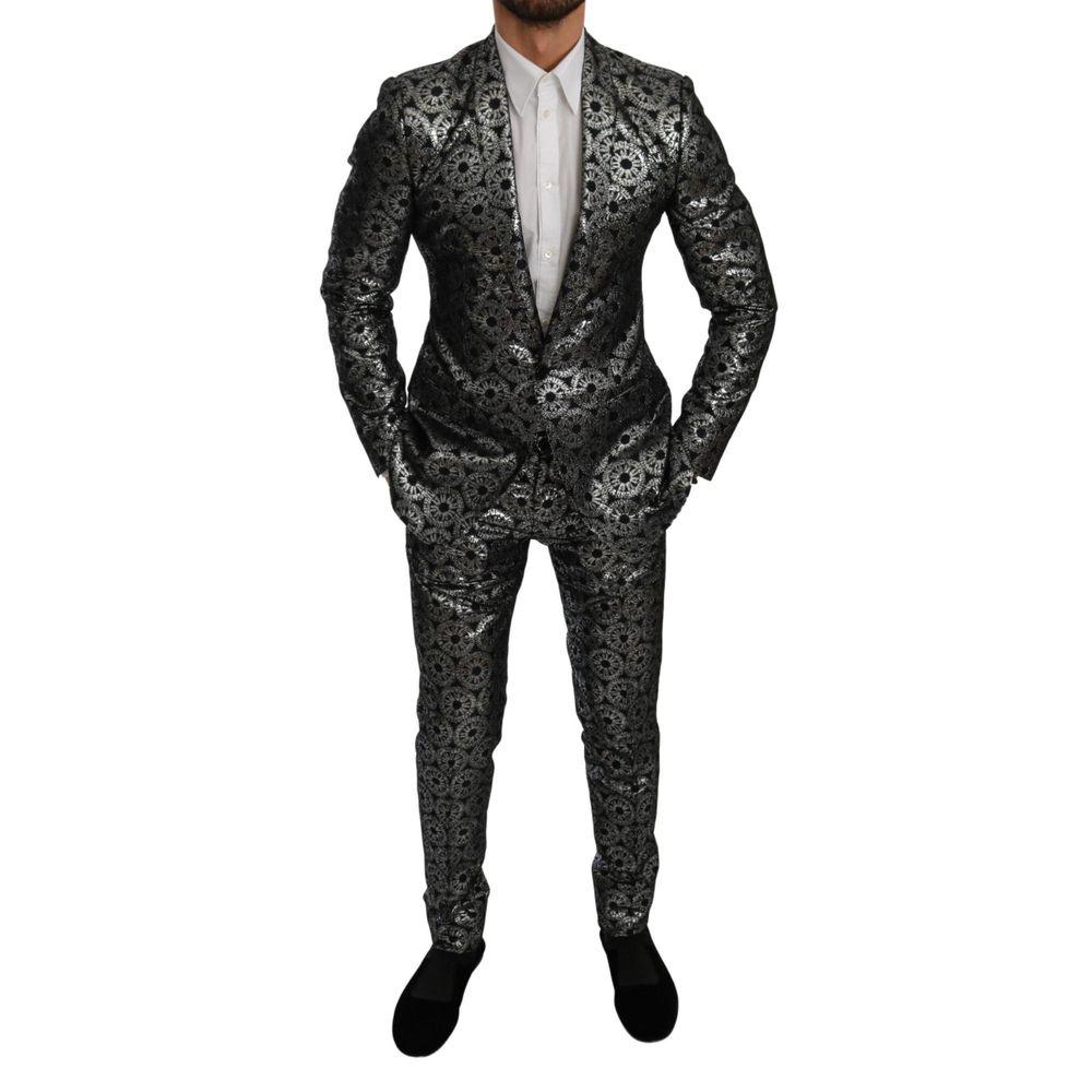 Dolce & Gabbana Silver Suit - PER.FASHION