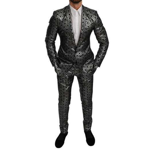 Dolce & Gabbana Silver Suit - PER.FASHION