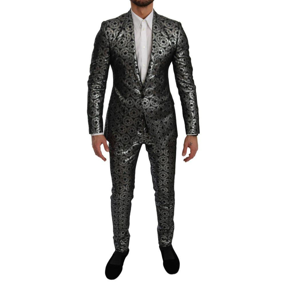 Dolce & Gabbana Silver Suit - PER.FASHION