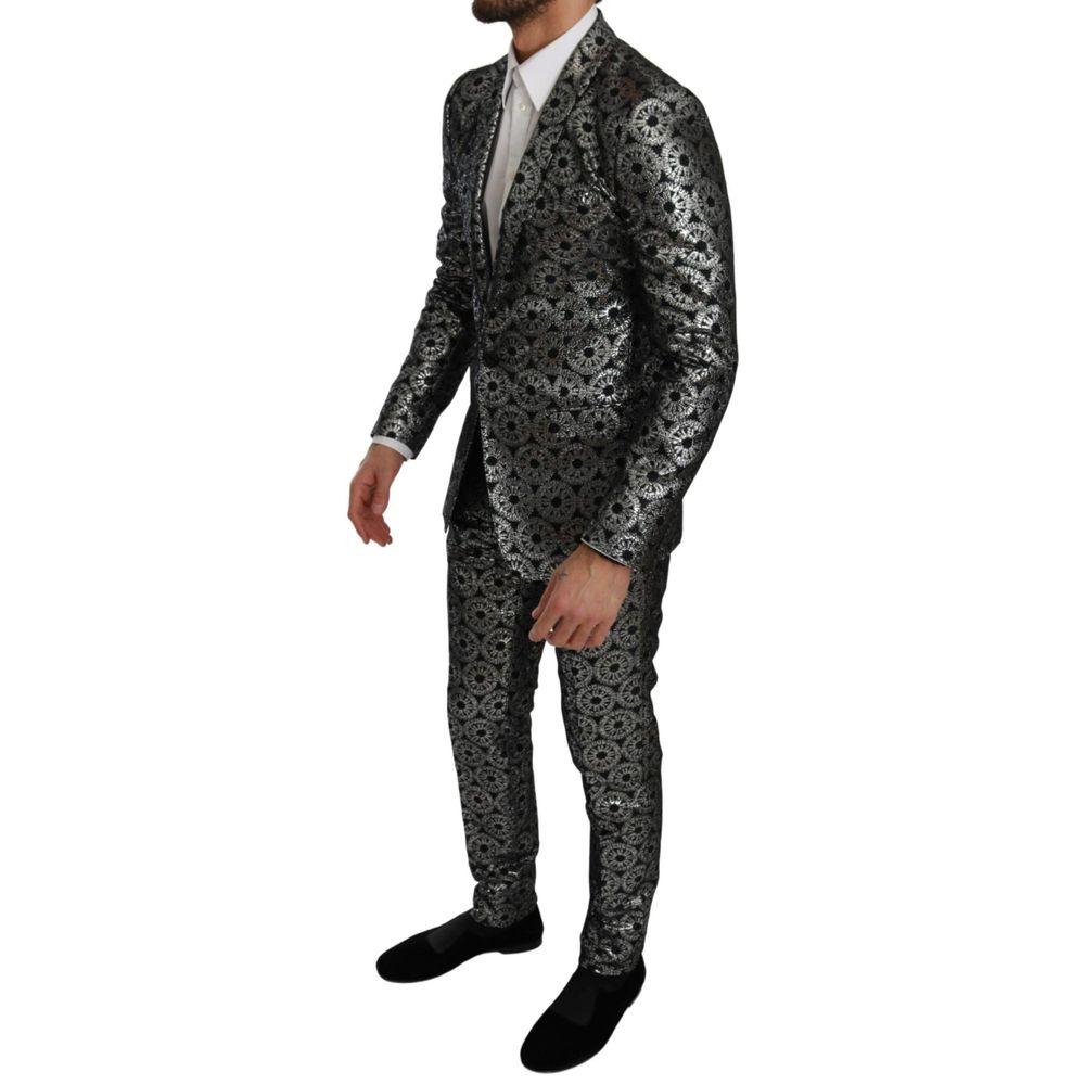 Dolce & Gabbana Silver Suit - PER.FASHION