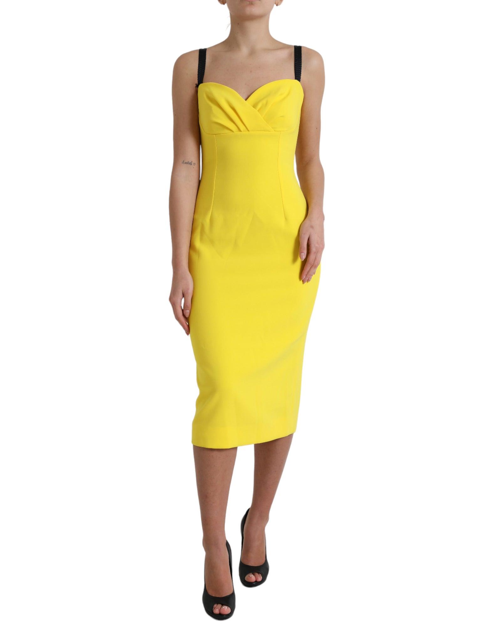 Dolce & Gabbana Sunshine Chic Sleeveless Midi Dress - PER.FASHION