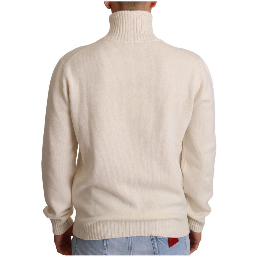 Dolce & Gabbana White Sweater - PER.FASHION