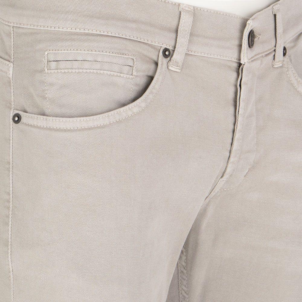 Dondup Chic Beige Stretch Cotton Trousers - PER.FASHION