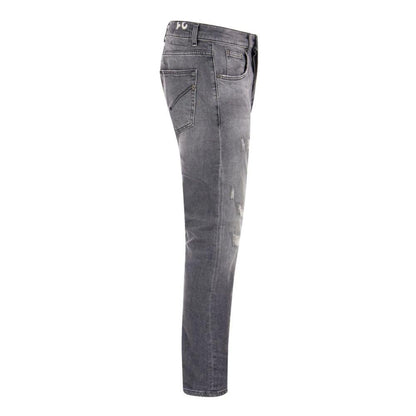 Dondup Chic Grey Dian Jeans with Distressed Detailing - PER.FASHION