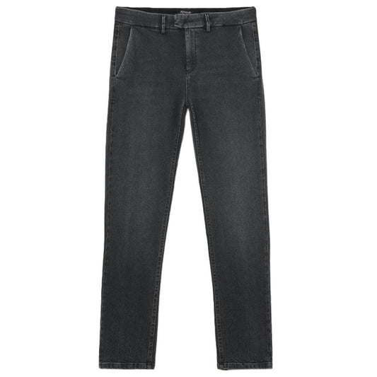 Dondup Sleek Black Stretch Denim Jeans - PER.FASHION