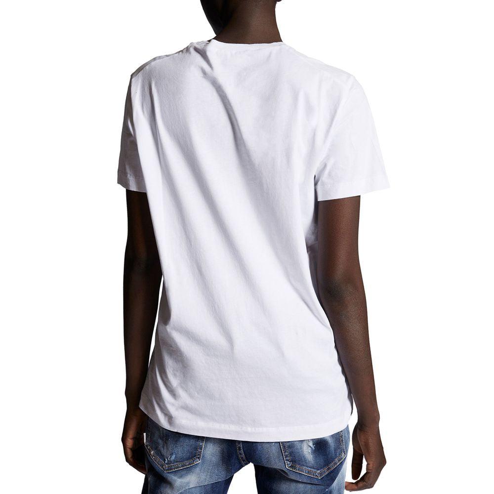 Dsquared² Elevated Casual Cotton Tee with Signature Appeal - PER.FASHION