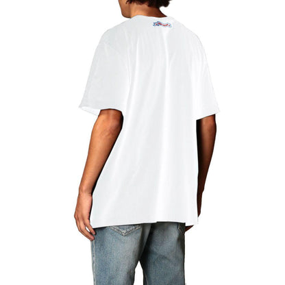 Dsquared² Graphic Print Crew Neck Cotton T-Shirt - PER.FASHION