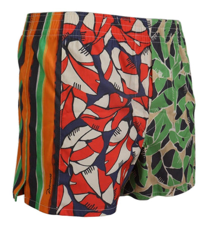 Dsquared² Multicolor Floral Men's Swim Shorts - PER.FASHION