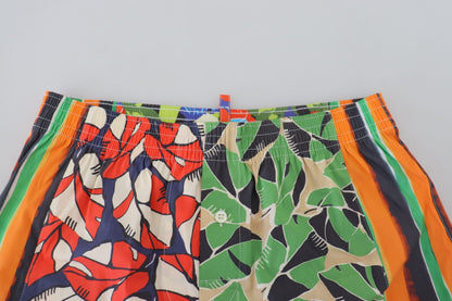 Dsquared² Multicolor Floral Men's Swim Shorts - PER.FASHION