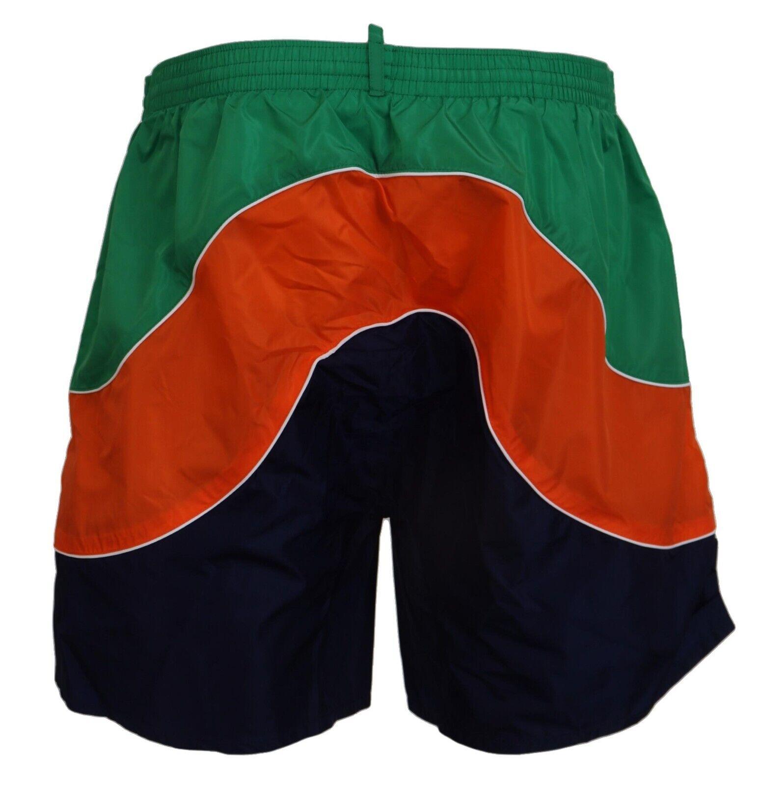 Dsquared² Multicolor Printed Swimshorts Boxer - PER.FASHION