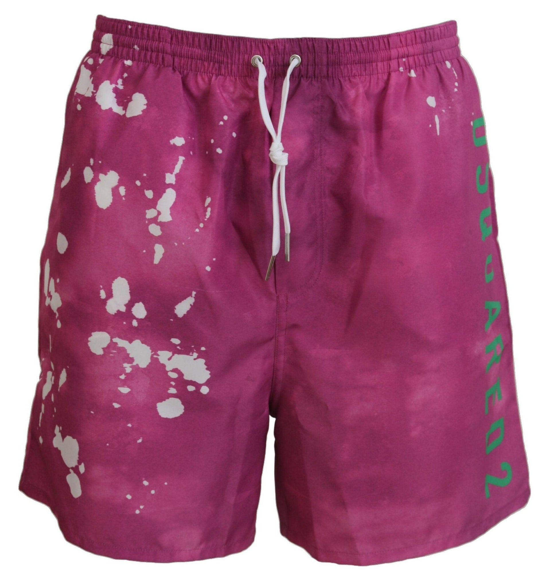 Dsquared² Pink Tie Dye Swim Shorts Boxer - PER.FASHION
