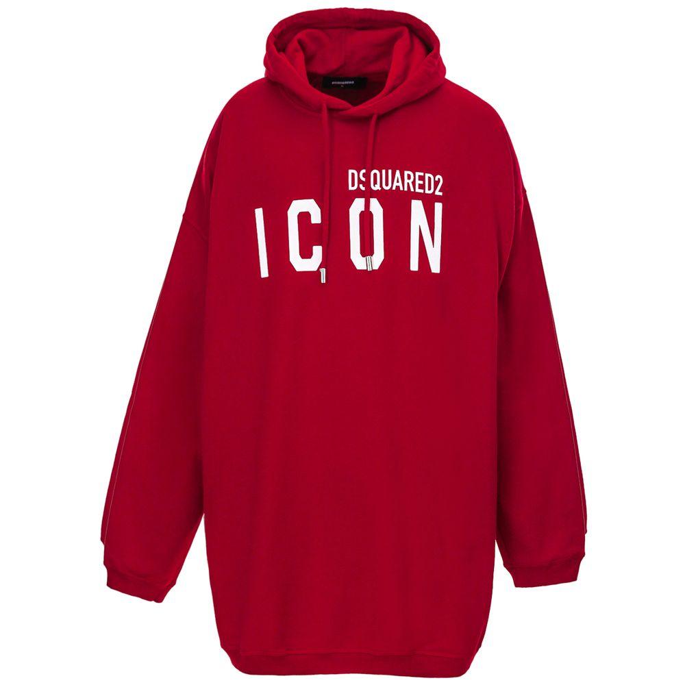 Dsquared² Red Cotton Sweater - PER.FASHION