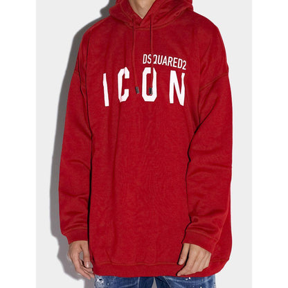 Dsquared² Red Cotton Sweater - PER.FASHION