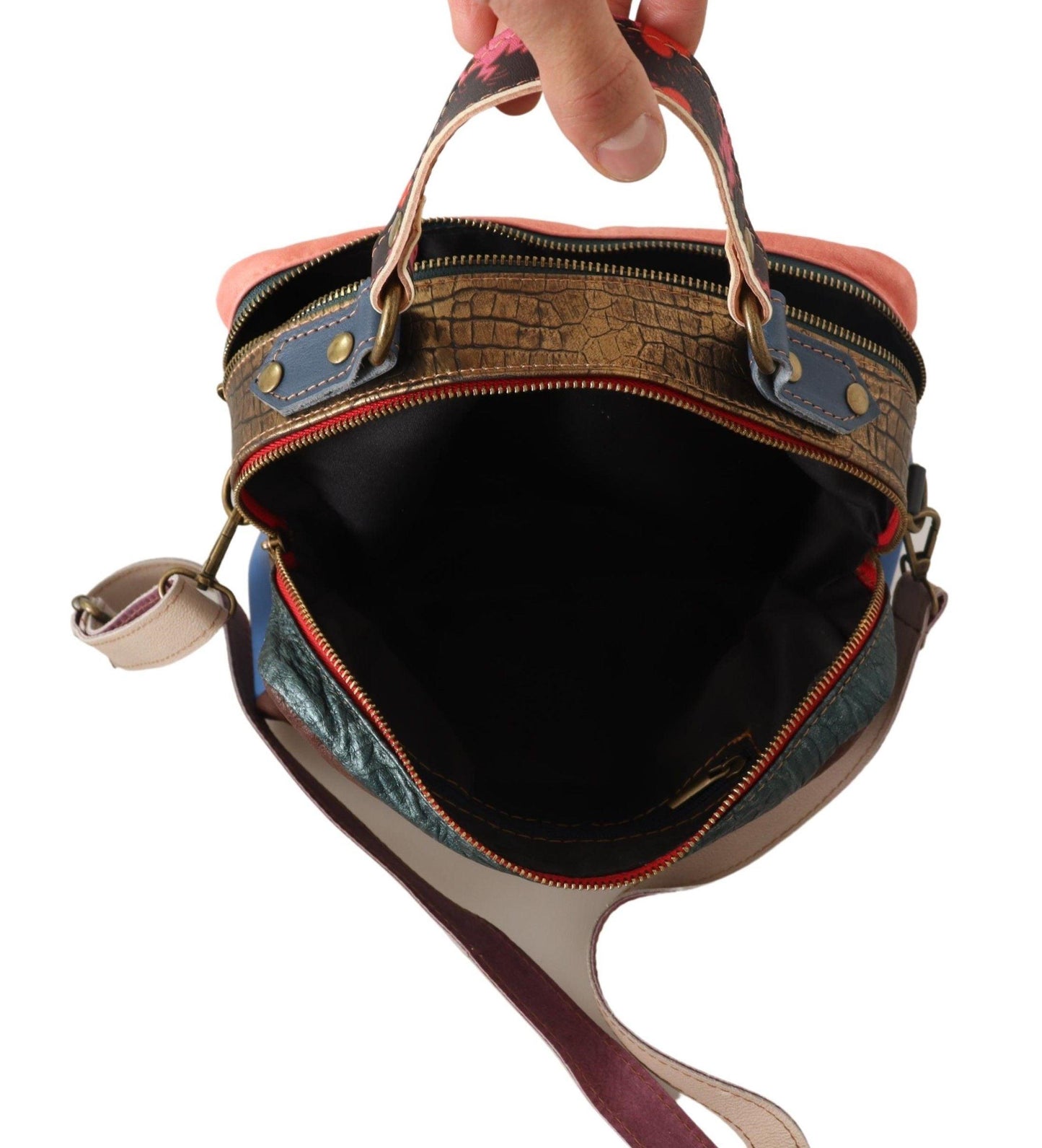 EBARRITO Chic Multicolor Leather Shoulder Bag - PER.FASHION