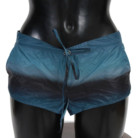 Ermanno Scervino Blue Ombre Shorts Beachwear Bikini Swimsuit - PER.FASHION