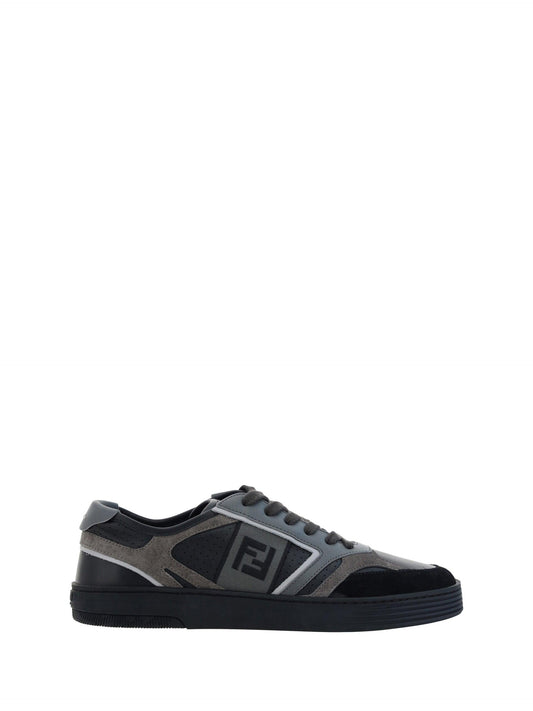 Fendi Elevate Your Steps with Sleek Monochrome Sneakers - PER.FASHION