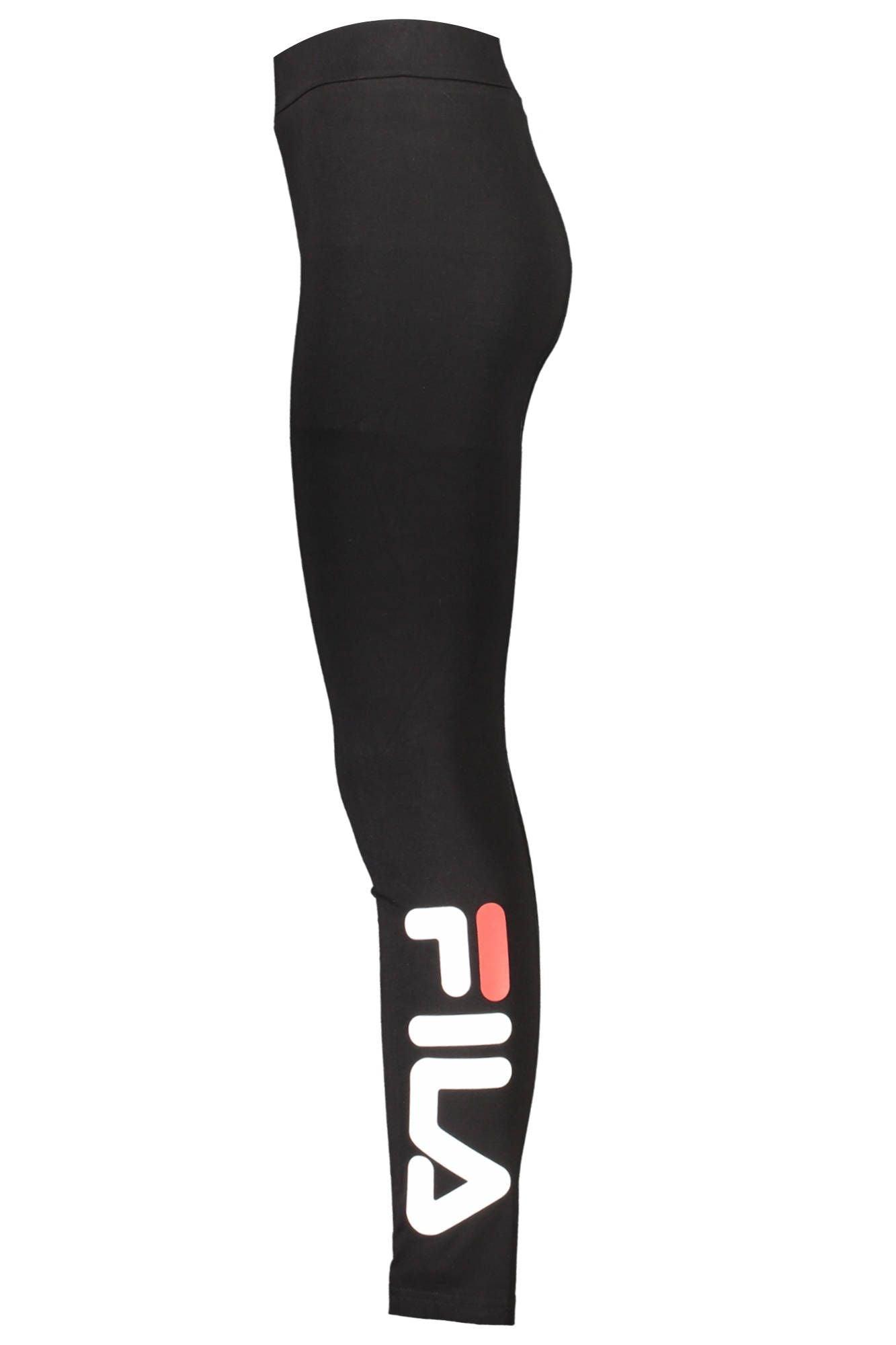 Fila Elastic High-Waist Logo Print Leggings - PER.FASHION