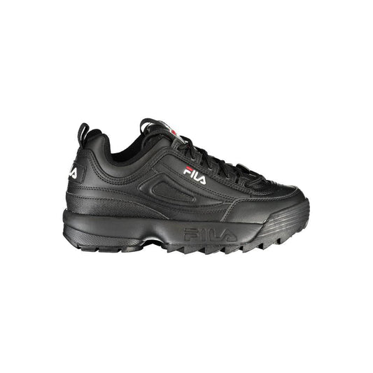 Fila Sleek Black Disruptor Sports Sneakers - PER.FASHION