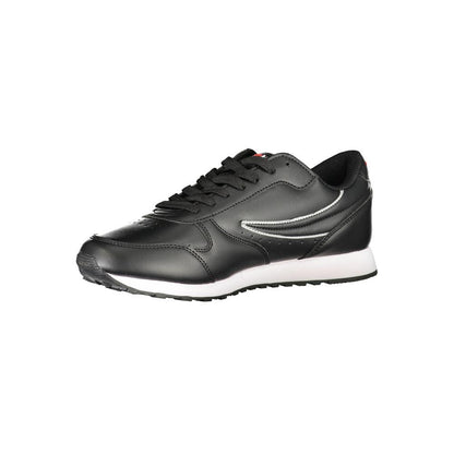 Fila Sleek Black Sports Sneakers with Contrast Details - PER.FASHION