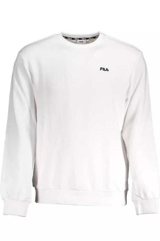Fila Sleek White Long Sleeve Soft Sweater - PER.FASHION