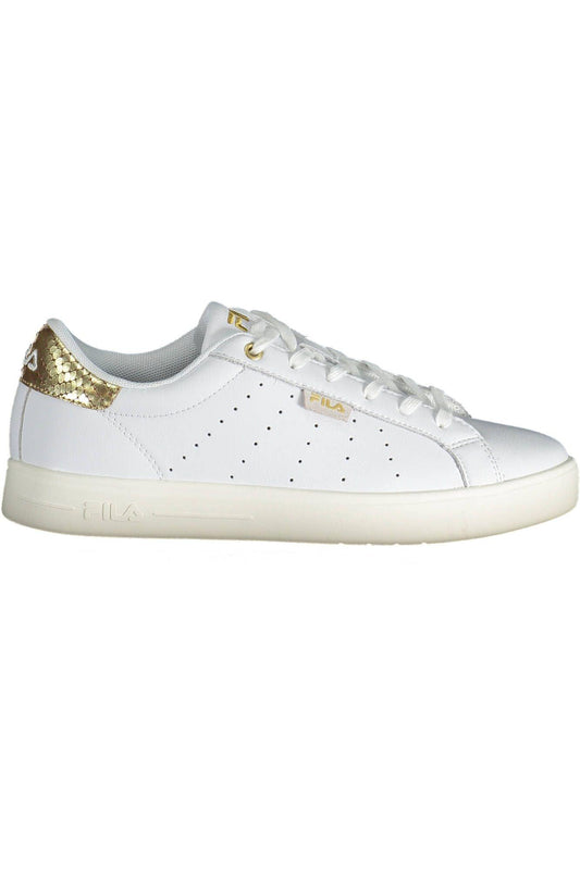 Fila Sleek White Sneakers with Iconic Details - PER.FASHION