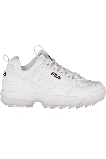 Белые спортивные кроссовки Fila Sleek с вышитыми акцентами