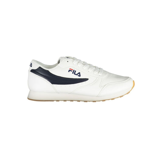 Fila Sleek White Sneakers with Contrasting Accents - PER.FASHION