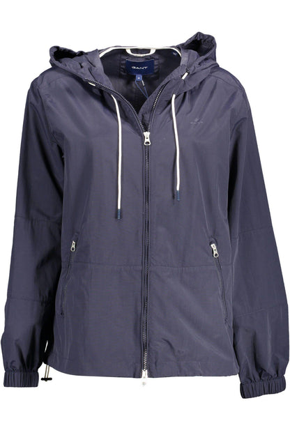 Gant Chic Blue Hooded Sports Jacket - PER.FASHION