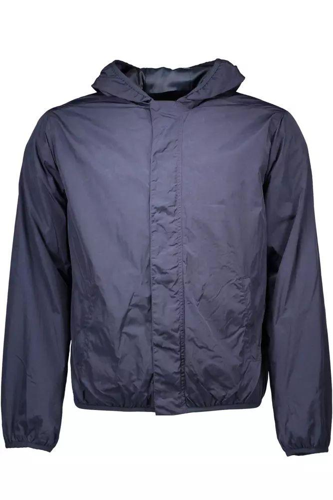 Gant Chic Blue Nylon Sport Jacket with Hood - PER.FASHION