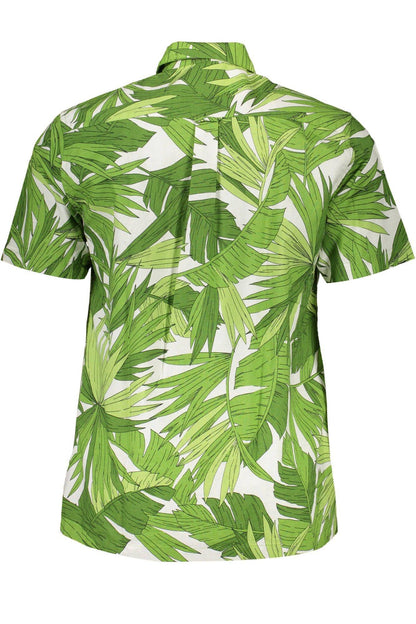 Gant Chic Green Regular Fit Organic Cotton Shirt - PER.FASHION