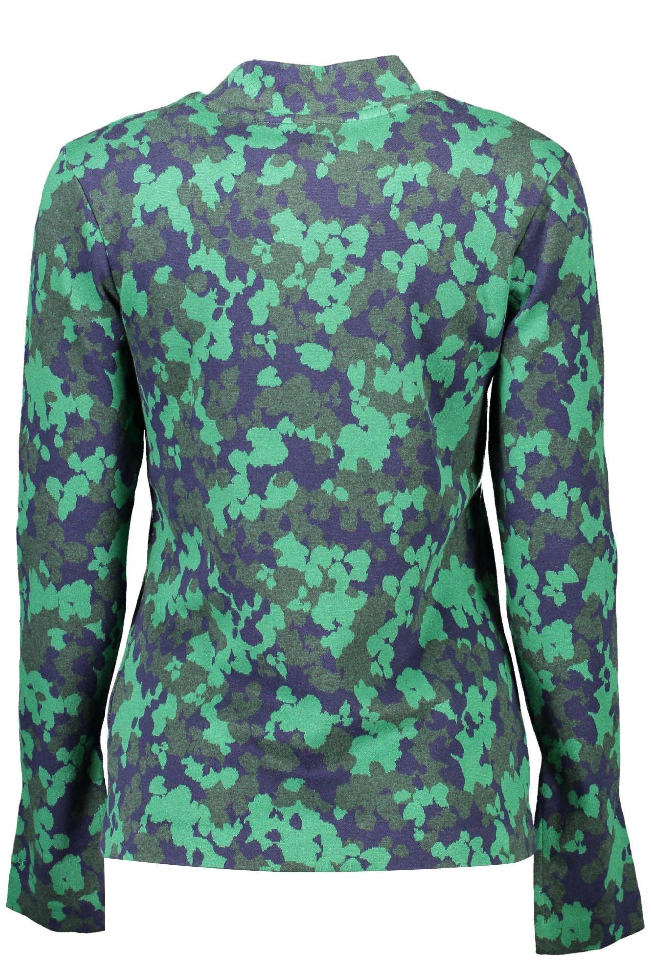 Gant Chic Mock Neck Green Sweater - PER.FASHION