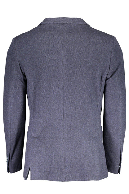 Gant Elegant Blue Classic Long Sleeve Jacket - PER.FASHION
