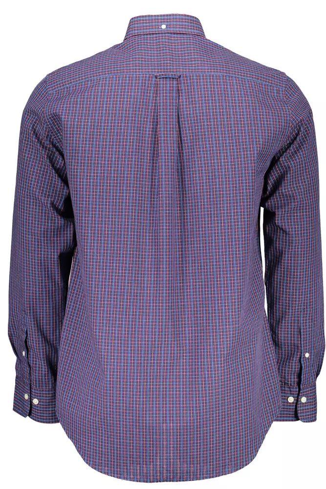 Gant Elegant Blue Regular Fit Long Sleeve Shirt - PER.FASHION