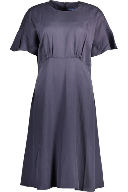Gant Elegant Blue Short-Sleeve Dress - PER.FASHION