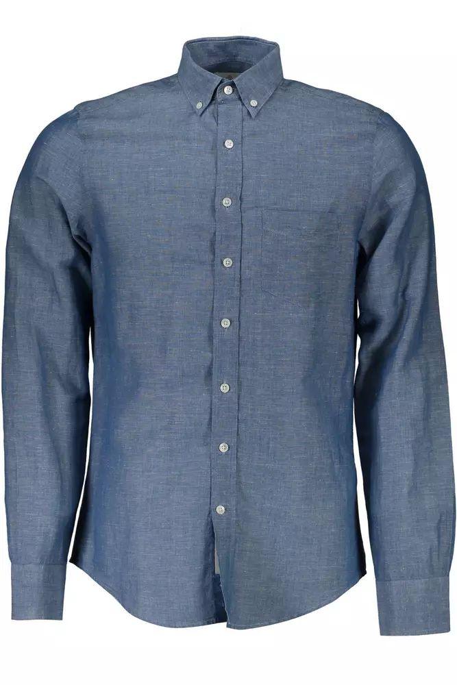Gant Elegant Long Sleeve Linen-Blend Shirt - PER.FASHION