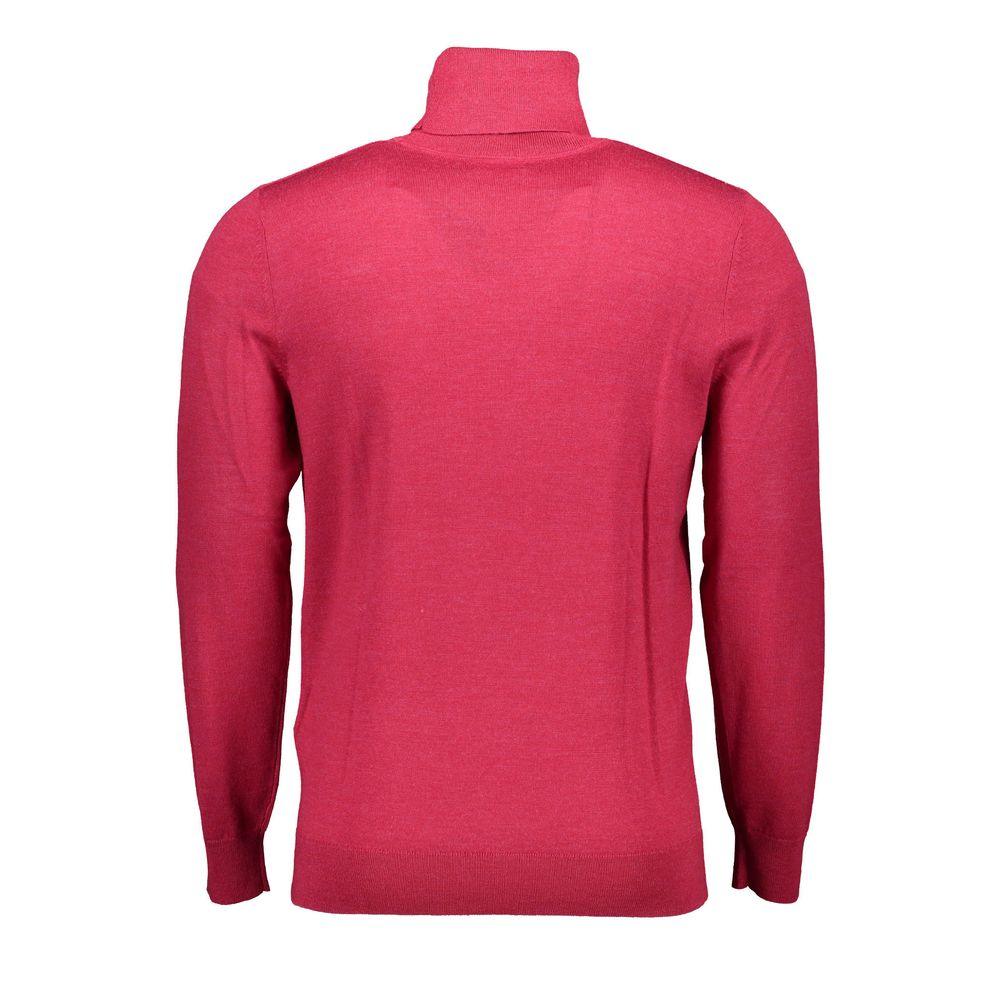 Gant Elegant Pink Turtleneck Sweater in Pure Wool - PER.FASHION