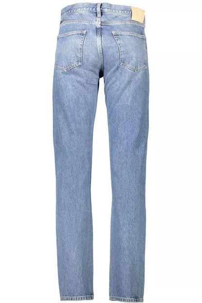 Gant Light Blue Cotton Classic 5-Pocket Jeans - PER.FASHION