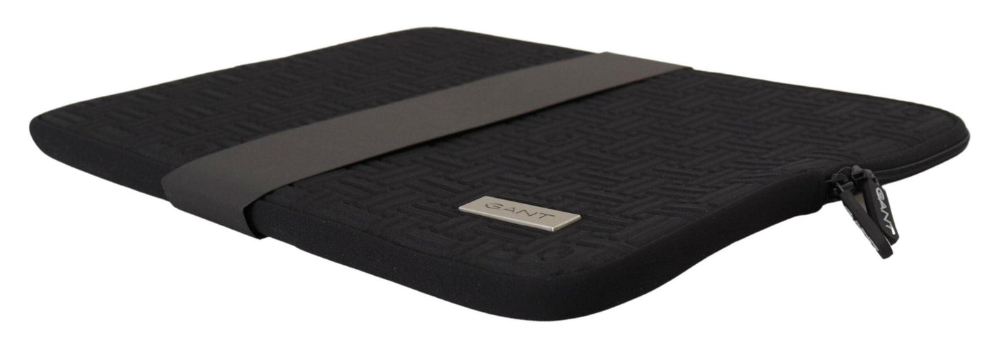 Gant Sleek Black Neoprene Laptop Sleeve - PER.FASHION