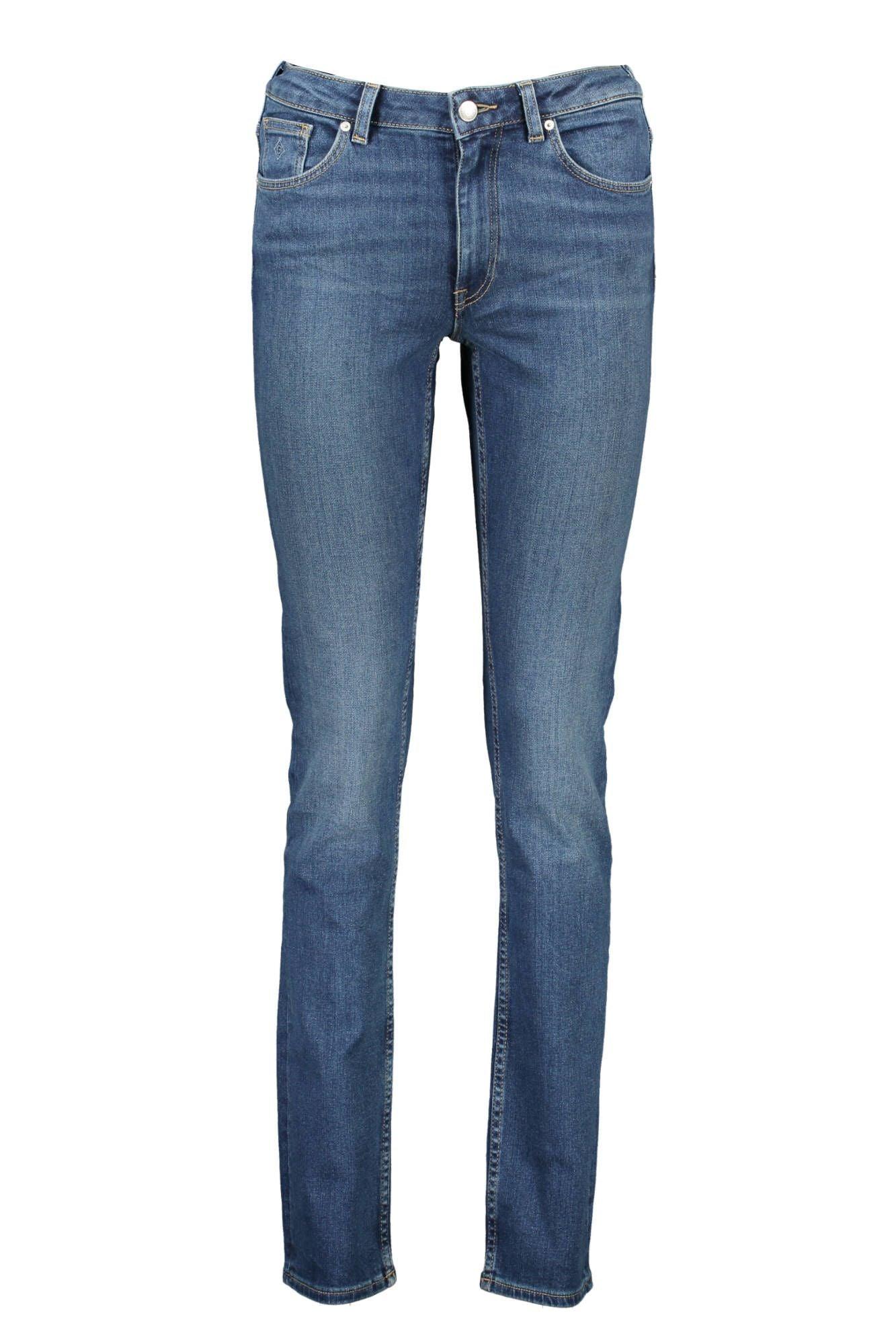 Gant Sleek Slim-Fit Faded Jeans - PER.FASHION