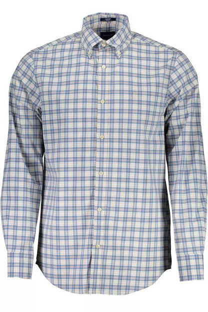 Gant Sophisticated Blue Long-Sleeved Shirt - PER.FASHION