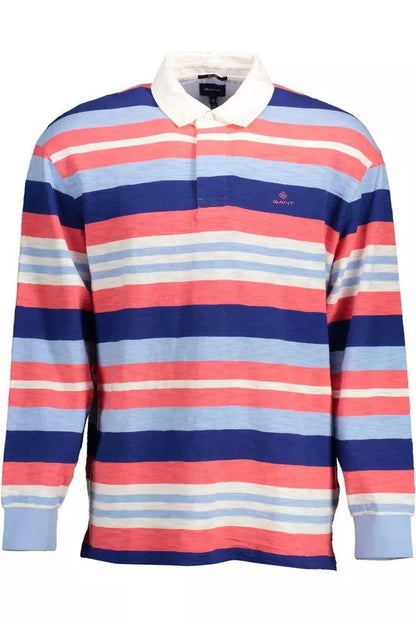 Gant Sophisticated Long-Sleeve Polo with Contrast Details - PER.FASHION