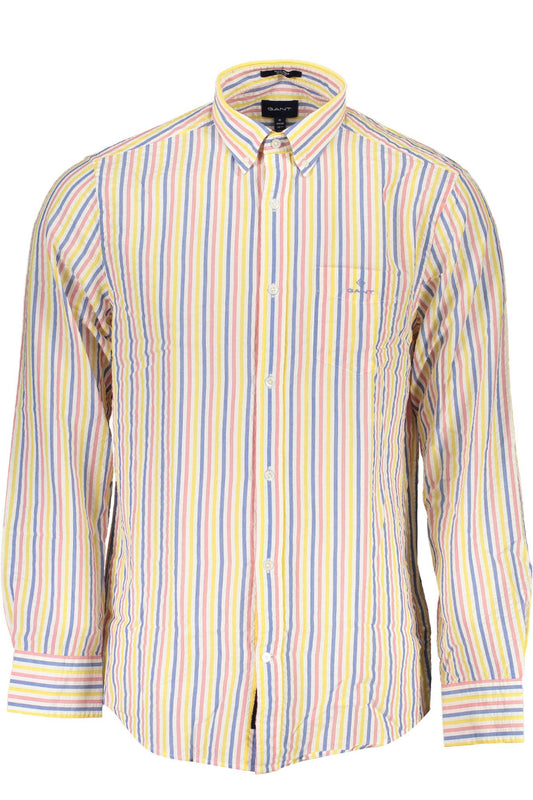 Gant elegante camicia bianca a maniche lunghe abbottonata