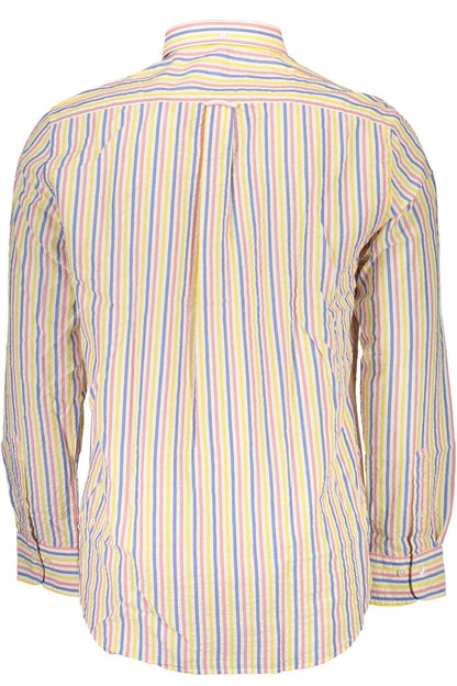 Gant elegante camicia bianca a maniche lunghe abbottonata