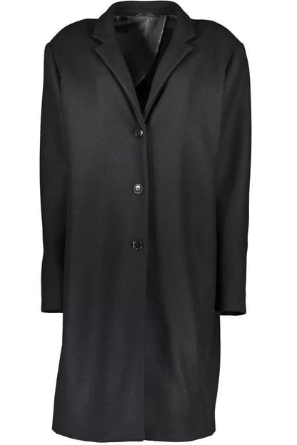 Gant Elegant Long Sleeve Wool-Blend Coat - PER.FASHION