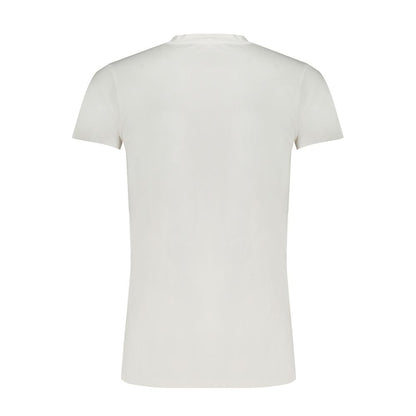 Gaudi White Cotton T-Shirt