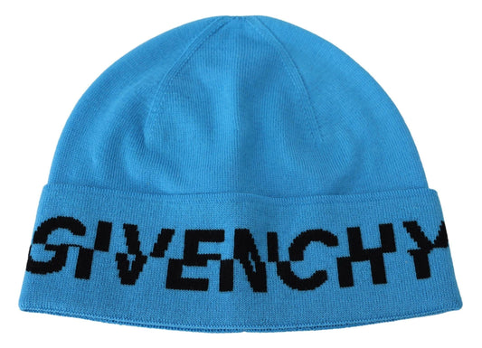 Givenchy Chic Unisex Wool Beanie with Logo Detail - PER.FASHION