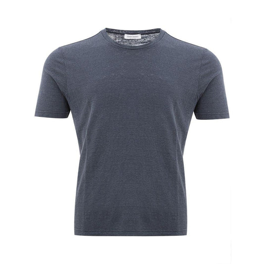 Gran Sasso Elegant Gray Cotton T-Shirt - PER.FASHION