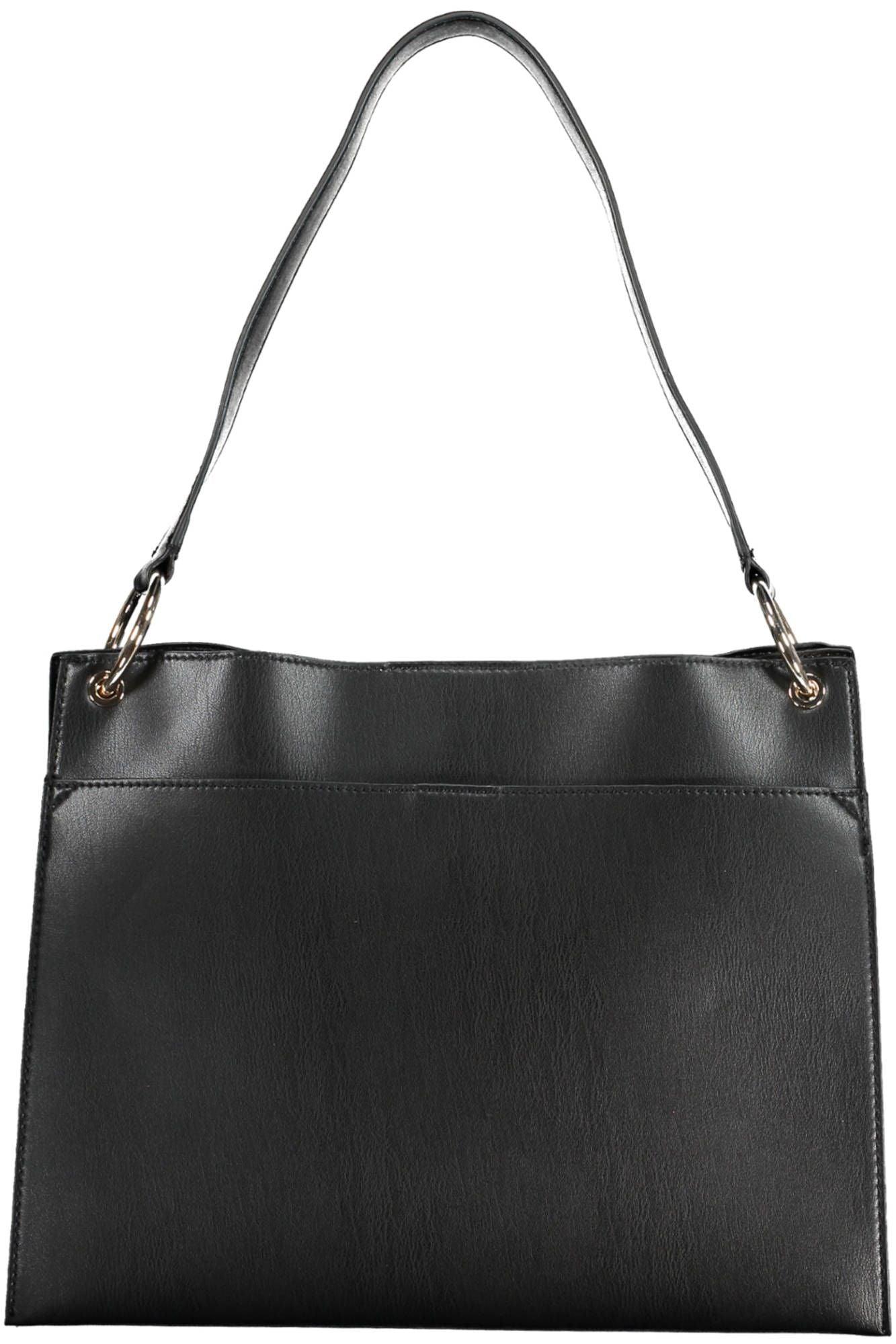 Guess Jeans Chic Snap-Closure Shoulder Bag with Contrasting Details - PER.FASHION