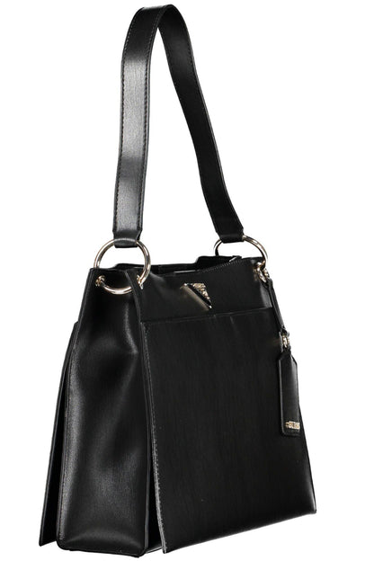 Guess Jeans Chic Snap-Closure Shoulder Bag with Contrasting Details - PER.FASHION