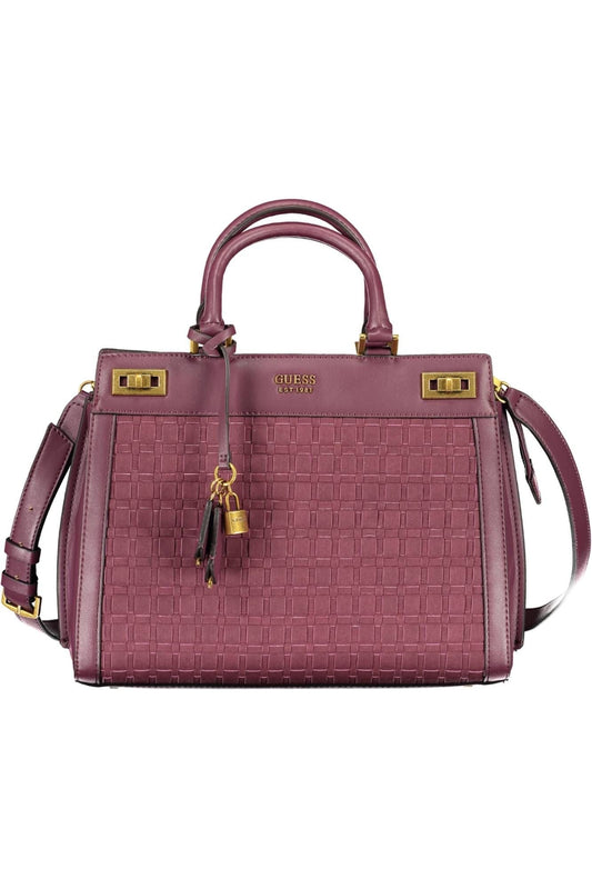 Guess Jeans Elegant Purple Polyurethane Handbag - PER.FASHION